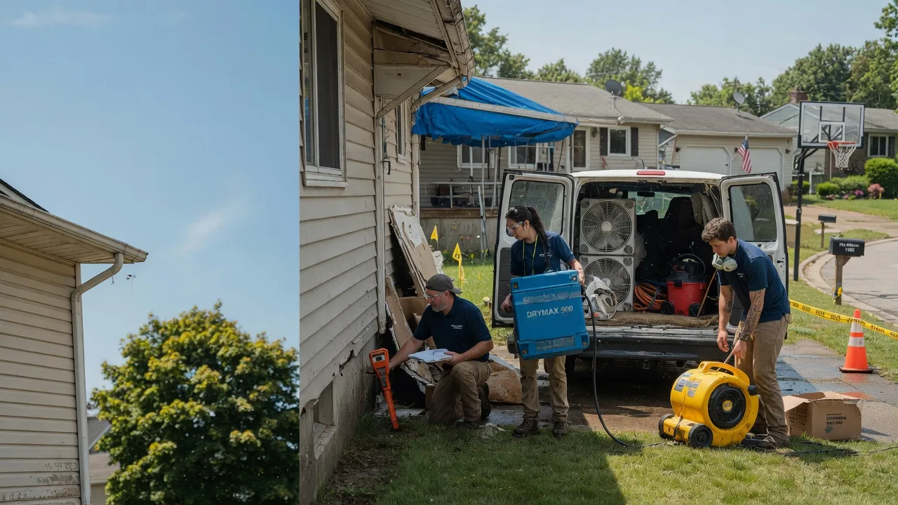 Ceiling Leak Cleanup in Janesville, IA near me
