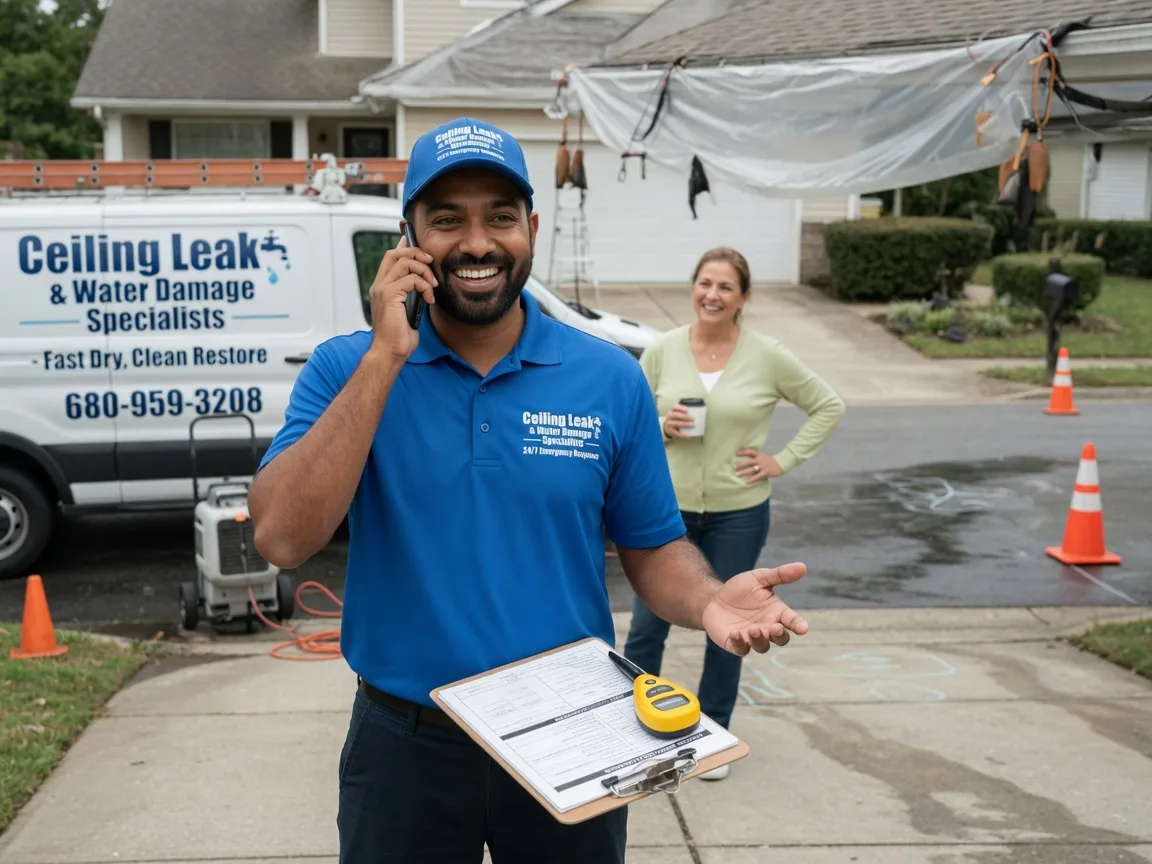 Ceiling Leak Cleanup Janesville, IA FAQs